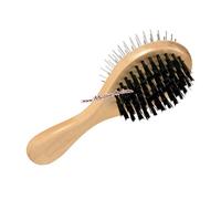 Trixie Brosse en bois double face pour chiens et chats 5x17cm