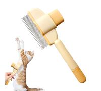 Brosse Chat - Peignes Autonettoyant Pour Chats, Peigne D'Épilation Animaux Compagnie, Peignes De Toilettage Chien, Brosse Anti-Puces, Avec Bouton Déverrouillage, Pour Masser Et Nettoyer Les Cheveux