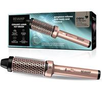 Brosse Chauffante Céramique-40Mm Brosse Bouclante Ronde,Technologie Ionique,Huiles Progloss Pour Volume,Boucles,Ondulations-Chauffe Rapide,Coiffure Et Séchage Simultanés Des Cheveux