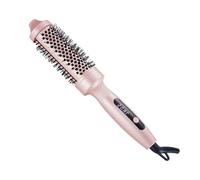 Brosse Chauffante, Thermal Brush Peigne Chauffant 38 mm, Brosse à Boucler Thermique, Brosse Lissante pour Cheveux, 3 en 1 Bigoudis Chauffant Céramique Utilisée Comme Peigne, Fer à Lisser, Fer à Friser