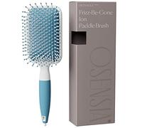 Osensia Brosse Cheveux avec Minéraux Ioniques - Brosse Cheveux Bouclés, Épais - Brosse à Cheveux Plate Unisexe, pour Brushing, Lissage - Poils Doux, Poignée Confortable Facile à Prendre en Main