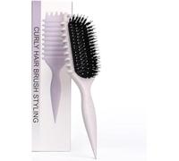 Brosse Cheveux Bouclés, Les Secrets de Cheveux Bouclés, Brosse Definition Boucles pour Fixer et Modeler les Boucles Réduire les Mèches Rebelles et la Séparation des