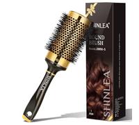 Brosse Cheveux Bouclés - Shinlea Brosse Ronde Anti-Traction Pour Fille Femme Homme 53 Mm, Démêlant, Coiffant Et Séchant, Ajoutant Du Volume Et De La Brillance Pour Les Cheveux Fins