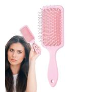 Brosse Cheveux Plate - Brosse Coussin d'Air | Poils Souples Massage du Cuir Chevelu, Outil de Coiffure pour Cheveux Épais Bouclés Fins Longs Courts Secs et Mouillés