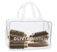 Brosse cheveux thermique ronde en c ramique et ionique NanoThermic d'Olivia Garden NT-34 NT-44 NT-54 (offre 3 pi ces)