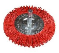 Brosse circulaire 75 avec queue 1/4 nylon fin - HIKOKY - 751329"