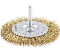 Bosch - Brosse circulaire 2608622009 - fils laitonnés ondulés Ø75 mm 0,2 mm 4500 tr/min 10 mm