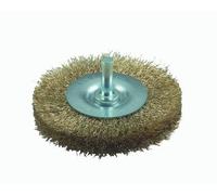 Brosse circulaire à fils ondulés, laitonné, Ø 75 mm 6 mm