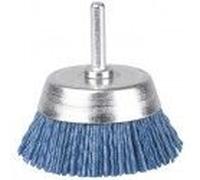 Brosse circulaire abrasive nylon bleu ° 75 mm pour perceuse SCID polissage bois métaux pierre