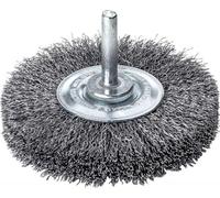 Brosse circulaire D.80mm tige 6mm épaisseur de fil 0,3mm STA 19mm 15000min-¹