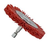 Brosse CIRCULAIRE -Fil nylon rouge -Décapage du bois / Ø: 75 / TIVOLY - XT20222000777