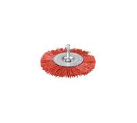 Brosse circulaire nylon rouge SCID - Diamètre 100 mm