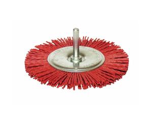 Brosse circulaire nylon - tige 6 mm - diamètre 100 mm LEMAN