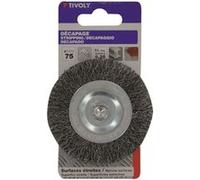 Brosse circulaire perceuse pour métal TIVOLY, Diam.75 mm G