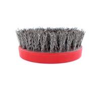Brosse circulaire ronde en fil d'acier de 4 pouces for pierre, brosse polissage for marbre, nettoyage antique wanglan(M16)