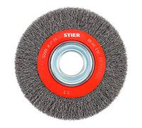 STIER Brosse circulaire STIER Ø 200 mm, diamètre d'alésage 32 mm, 0,35 mm, ondulée, acier Quantité:1