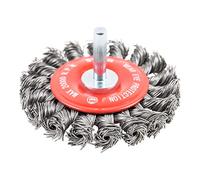 STIER Brosse circulaire STIER Ø 75 mm, diamètre de queue 6 mm, 0,5 mm, torsadée, acier Quantité:1
