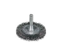 Brosse circulaire sur tige de 6mm D75mm ep10mm acier Osborn