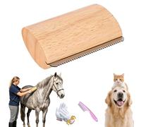 Brosse Clean Poil, Brosse Clean Poil Chien, sBrosse Mue Chien, Retire Poils Animaux, Pour Chiens, Chats Et Chevaux, éLimine Sous sPoil Et Poils Morts 3 Tailles Disponibles (A Court *1, Détachable)