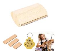 Brosse Clean'poils, Brosse Chien Poils Courts-Mue Cheval, Élimine Sous Poil Et Poils Morts, Adapté Pour Les Chiens Chats Cheval Cheveux Courts Et Long, Pour Un Pelage Propre, Lisse Et Sain (S,Style 2)