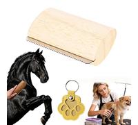Brosse Clean'poils, Brosse Clean Poil Chien, Élimine Sous Poil Et Poils Morts, Adapté Pour Les Chiens Chats Cheval Cheveux Courts Et Long, Pour Un Pelage Propre, Lisse Et Sain (Style 2-S, Détachable)