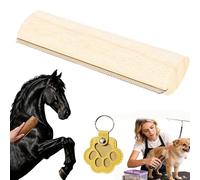 Brosse Clean'poils, Brosse Clean Poil Chien, Élimine Sous Poil Et Poils Morts, Adapté Pour Les Chiens Chats Cheval Cheveux Courts Et Long, Pour Un Pelage Propre, Lisse Et Sain (Style 2-L, Fixe)