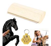 Brosse Clean'poils, Brosse Clean Poil Chien, Élimine Sous Poil Et Poils Morts, Adapté Pour Les Chiens Chats Cheval Cheveux Courts Et Long, Pour Un Pelage Propre, Lisse Et Sain (Style 2-M, Fixe)