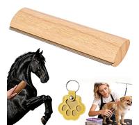 Brosse Clean'poils, Brosse Clean Poil Chien, Élimine Sous Poil Et Poils Morts, Adapté Pour Les Chiens Chats Cheval Cheveux Courts Et Long, Pour Un Pelage Propre, Lisse Et Sain (Style 1-L, Fixe)