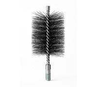 Brosse cloisonnée Brosse métallique Brosse de cheminée Brosse à chaudière Cheminée poêle brosse Balai de cheminée Goupillon rond de dimensionnellement stable Fil en acier Qualité de ramoneur - 110mm