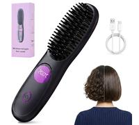 Brosse Coiffante Cocoony Cheveux Courts, Brosse Cocooning Cheveux Court, Chauffage Rapide 20s, Un Volume Coiffe En 2 Minutes, Système De Recharge 2 En 1 Avec Socle De Recharge