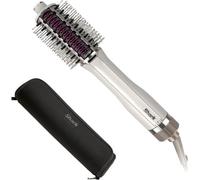 Brosse coiffante Shark Brosse chauffante et peigne lissant Shark SmoothStyle Blanc Argent