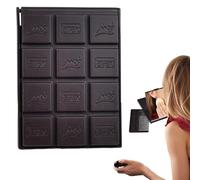 Brosse compacte avec miroirs,Brosse miroirs,Ensemble de miroirs et peignes à cheveux | Miroirs pliants en forme de barre chocolatée pour filles et femmes, outil de coiffure pour sac à main, voyage en