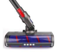 Brosse Compatible pour Dyson V7 V8 V10 V11, Brosse Turbo de Nettoyage à Entraînement Direct Acessoire avec 4 Lumières LED