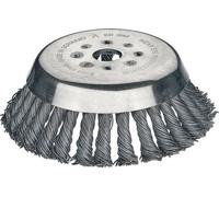 LESSMANN Brosse conique D. 155 mm épaisseur de fil 0,5 mm acier 12 mm perçage...