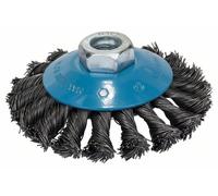 Brosse conique, fils torsadés, 100 mm, 0,5 mm, 12500 tr/ min, 14 Bosch Accessories 2608622011 Diamètre 100 mm N/A