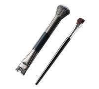 Brosse Contour | Brosse D'Pour Le Nez,Outil De Maquillage À Poils Synthétiques En Forme De U Pour Estomper Fard À Paupières Sculpter