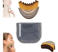 Brosse contour lymphatique visage, brossage à sec, masseur de drainage lymphatique pour le visage, le menton et la mâchoire
