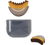 Brosse contour lymphatique visage, sculpte le menton et la mâchoire, soulage la fatigue, design ergonomique pour un usage quotidien