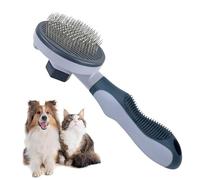 Brosse contre la chute de poils chez les chiens - Brosse portable antidérapante pour l'épilation des chats et des chiens - Pour salle de bain, bain, douche, lavage, nettoyage, vacances, anniversaire
