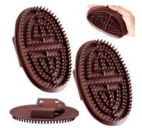 Brosse Corps, 2Pcs Brosse de Massage, Brosses de Massage Meridian, NlsqEU Brosses Méridienne, Peigne Relaxation Complet du Corps Anti Cellulite, pour le Cou le dos les Lombaires et Les Pieds
