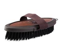 Brosse corps pour cheval manche cuir Horze Maddox Marron TU