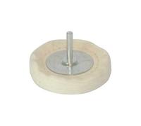 Brosse coton non cousu sur tige - 100 mm x 12 mm