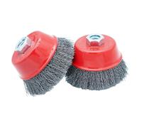 Brosse Coupe Abrasive Nylon Brosse métallique for meuleuse d'angle, brosse coupelle