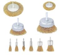Brosse Coupe Abrasive Nylon Jeu de coupelles roue à brosse métallique grossière