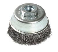 Brosse COUPE -Fil acier ondulé -Décapage du métal (Vrac) / Ø: 75 / 0.35 TIVOLY - XT20211000369
