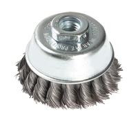 Brosse COUPE -Fil acier torsadé -Gros décapage du métal / Ø: 90 / 0.5 TIVOLY - XT20252006003