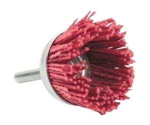 Brosse coupe - TIVOLY - D: 45 mm - Fils de nylon rouge - Décapage
