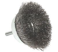 Brosse coupe - TIVOLY - métal - D: 75 mm - Fils acier ondulés - Décapage