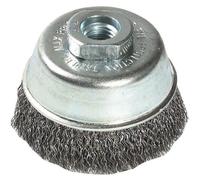 Brosse coupe - TIVOLY - métal - Découper - D: 75 mm - Fils acier ondulés
