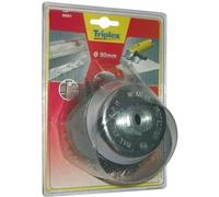Brosse coupe TIVOLY - pour meuleuse - fils ondulés en acier - Diamètre 95mm